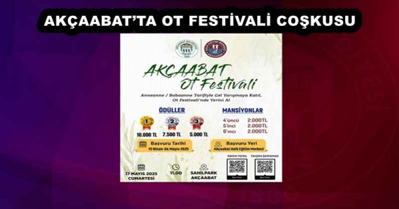AKÇAABAT’TA OT FESTİVALİ COŞKUSU