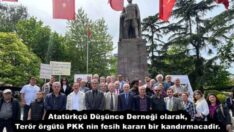 Atatürkçü Düşünce Derneği olarak, Terör örgütü PKK nin fesih kararı bir kandırmacadir.