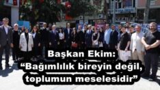 Başkan Ekim: “Bağımlılık bireyin değil, toplumun meselesidir”