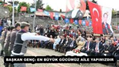 BAŞKAN GENÇ: EN BÜYÜK GÜCÜMÜZ AİLE YAPIMIZDIR