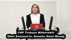 CHP Trabzon Milletvekili Sibel Suiçmez, Anneler Günü Mesajı