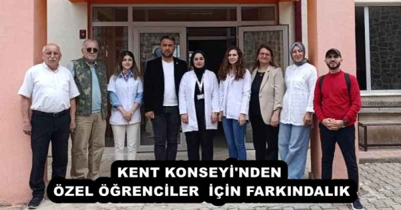 KENT KONSEYİ'NDEN  ÖZEL ÖĞRENCİLER  İÇİN FARKINDALIK 