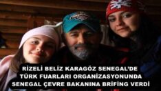 RİZELİ BELİZ KARAGÖZ SENEGAL’DE TÜRK FUARLARI ORGANİZASYONUNDA SENEGAL ÇEVRE BAKANINA BRİFİNG VERDİ