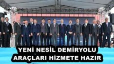 YENİ NESİL DEMİRYOLU ARAÇLARI HİZMETE HAZIR