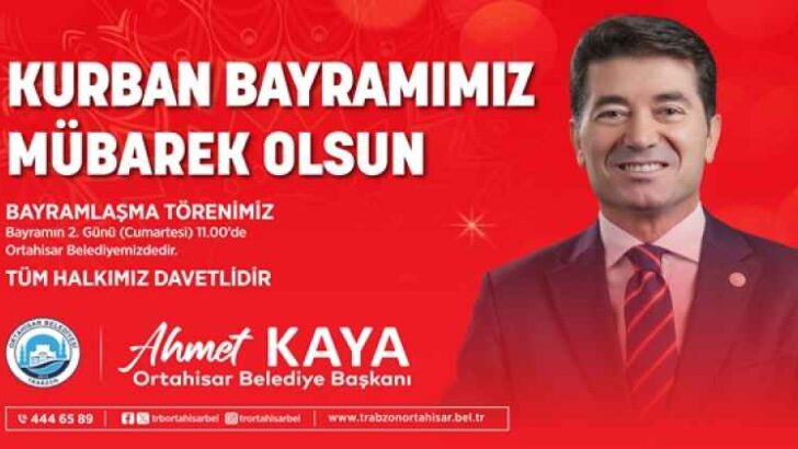 AHMET KAYA KURBAN BAYRAMI MESAJI