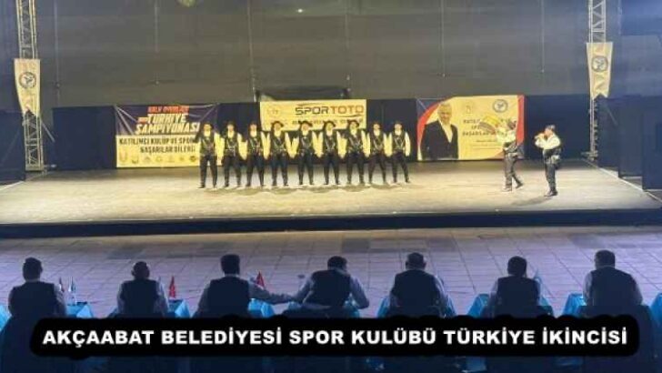 AKÇAABAT BELEDİYESİ SPOR KULÜBÜ TÜRKİYE İKİNCİSİ