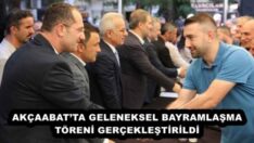 AKÇAABAT’TA GELENEKSEL BAYRAMLAŞMA TÖRENİ GERÇEKLEŞTİRİLDİ