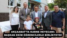 AKÇAABAT’TA KARNE HEYECANI: BAŞKAN EKİM ÖĞRENCİLERLE BİRLİKTEYDİ