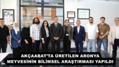 AKÇAABAT’TA ÜRETİLEN ARONYA MEYVESİNİN BİLİMSEL ARAŞTIRMASI YAPILDI