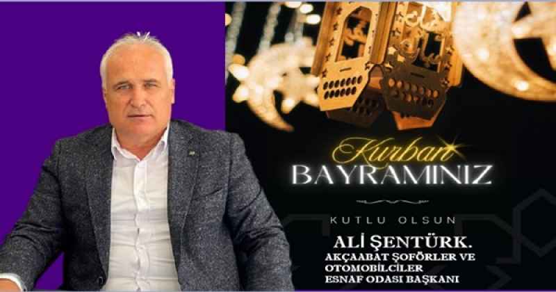 ALİ ŞENTÜRK KURBAN BAYRAMI MESAJI