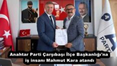 Anahtar Parti Çarşıbaşı İlçe Başkanlığı’na iş insanı Mahmut Kara atandı