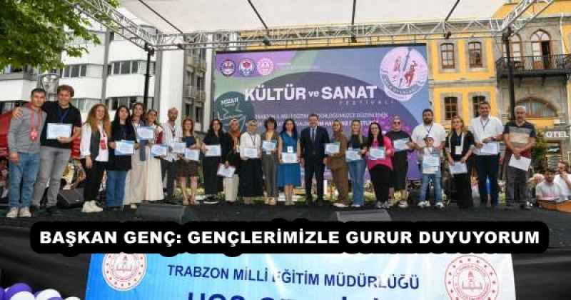 BAŞKAN GENÇ: GENÇLERİMİZLE GURUR DUYUYORUM
