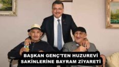 BAŞKAN GENÇ’TEN HUZUREVİ SAKİNLERİNE BAYRAM ZİYARETİ