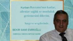 BEKİR SAMİ EMİROĞLU KURBAN BAYRAMI MESAJI