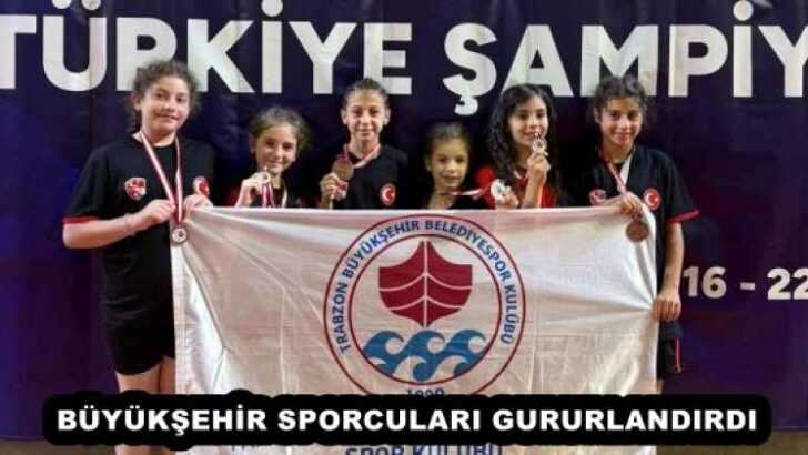 BÜYÜKŞEHİR SPORCULARI GURURLANDIRDI