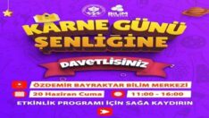 BÜYÜKŞEHİRDEN EĞLENCELİ KARNE GÜNÜ