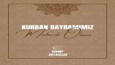 CHP ORTAHİSAR KURBAN BAYRAMI MESAJI