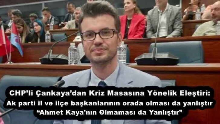Ak parti il ve ilçe başkanlarının orada olması da yanlıştır  “Ahmet Kaya’nın Olmaması da Yanlıştır”
