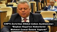 CHP’li Zorlu’dan Dikkat Çeken Açıklamalar: “Başkan Kaya’nın Haberlerini Mehmet Cemal Öztürk Yaptırdı”