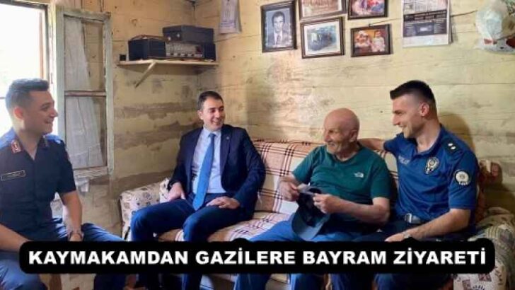 KAYMAKAMDAN GAZİLERE BAYRAM ZİYARETİ