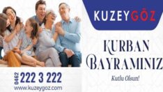 KUZEY GÖZ HASTANESİ KURBAN BAYRAMI MESAJI