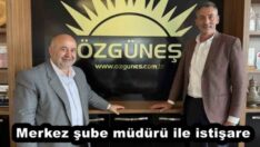 Merkez şube müdürü ile istişare