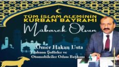 ÖMER HAKAN USTA KURBAN BAYRAMI MESAJI