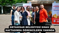 ORTAHİSAR BELEDİYESİ SINAV HAFTASINDA ÖĞRENCİLERİN YANINDA