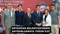 ORTAHİSAR BELEDİYESİ’NDEKİ BAYRAMLAŞMAYA YOĞUN İLGİ