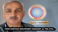TÜRK DÜNYASI BİRLİĞİNDE TRABZON’ da TEK STK…