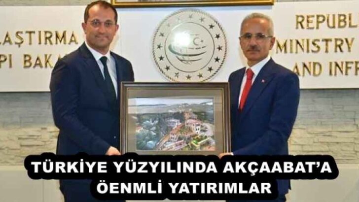 TÜRKİYE YÜZYILINDA AKÇAABAT’A ÖENMLİ YATIRIMLAR