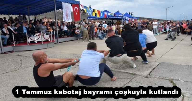 1 Temmuz kabotaj bayramı çoşkuyla kutlandı