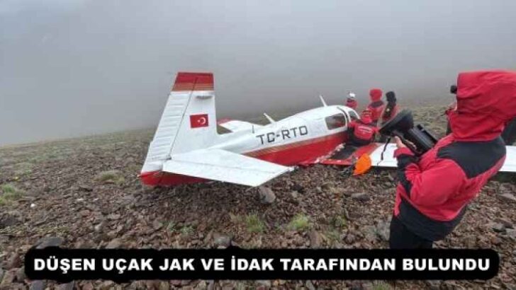 DÜŞEN UÇAK JAK VE İDAK TARAFINDAN BULUNDU