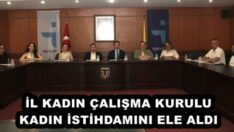İL KADIN ÇALIŞMA KURULU KADIN İSTİHDAMINI ELE ALDI