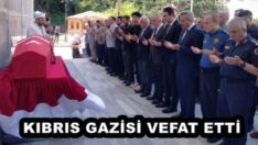 KIBRIS GAZİSİ VEFAT ETTİ