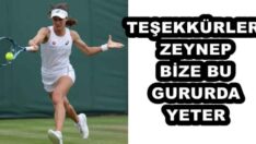 TEŞEKKÜRLER ZEYNEP BİZE BU GURURDA YETER