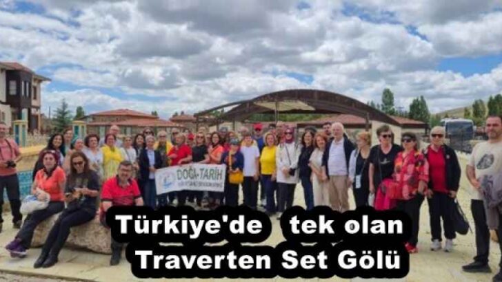 Türkiye’de   tek olan   Traverten Set Gölü