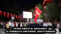 VATAN AŞKIYLA: AKÇAABAT 15 TEMMUZ’U UNUTMADI, UNUTTURMADI