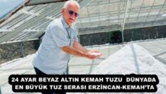 24 AYAR BEYAZ ALTIN KEMAH TUZU  DÜNYADA EN BÜYÜK TUZ SERASI ERZİNCAN-KEMAH’TA