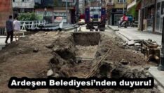 Ardeşen Belediyesi’nden duyuru!