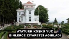 ATATÜRK KÖŞKÜ YÜZ BİNLERCE ZİYARETÇİ AĞIRLADI