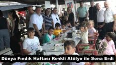Dünya Fındık Haftası Renkli Atölye ile Sona Erdi