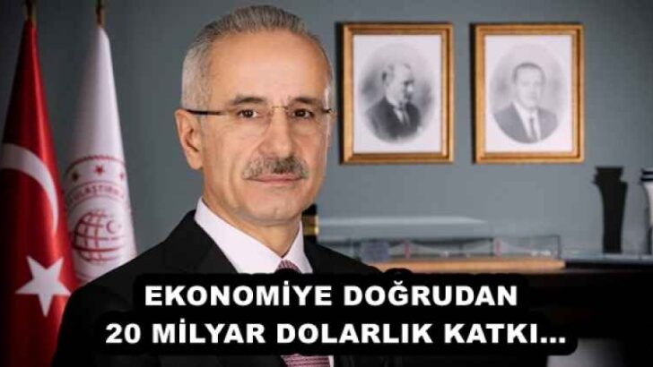 EKONOMİYE DOĞRUDAN 20 MİLYAR DOLARLIK KATKI…