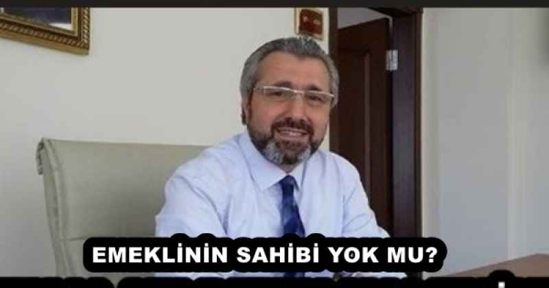 EMEKLİNİN SAHİBİ YOK MU?