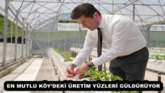 EN MUTLU KÖY’DEKİ ÜRETİM, YÜZLERİ GÜLDÜRÜYOR