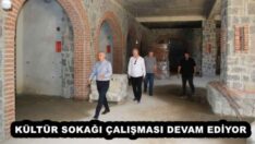 KÜLTÜR SOKAĞI ÇALIŞMASI DEVAM EDİYOR