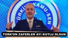 TÜRK’ÜN ZAFERLER AYI KUTLU OLSUN