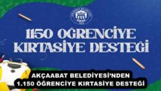 AKÇAABAT BELEDİYESİ’NDEN 1.150 ÖĞRENCİYE KIRTASİYE DESTEĞİ