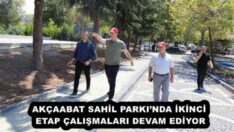 AKÇAABAT SAHİL PARKI’NDA İKİNCİ ETAP ÇALIŞMALARI DEVAM EDİYOR