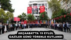 AKÇAABAT’TA 19 EYLÜL GAZİLER GÜNÜ TÖRENLE KUTLANDI